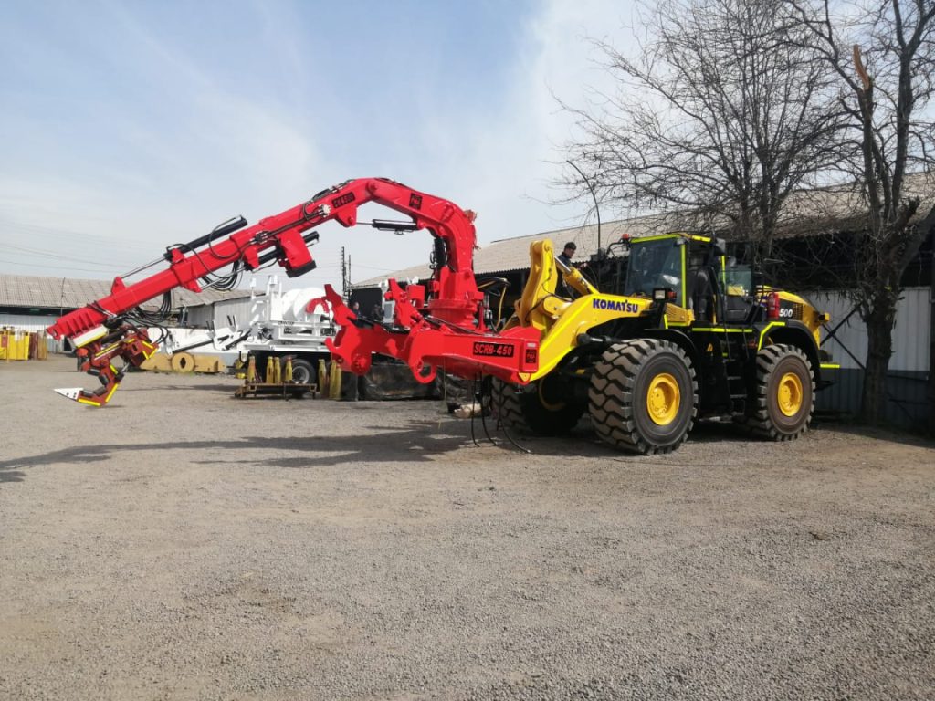 Supply of CB6500-SCRB450 Cable Reeler to Mantoverde (Komatsu)
